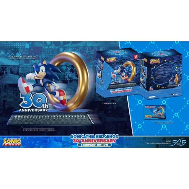 First 4 Figures Sonic The Hedgehog Sonic 30th Anniversary Resin Statue (41cm)