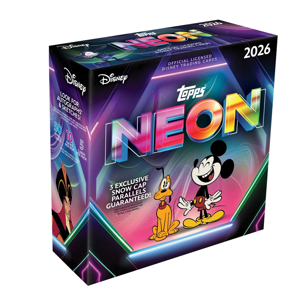 Topps 2026 Disney Neon Mega Box Image 1