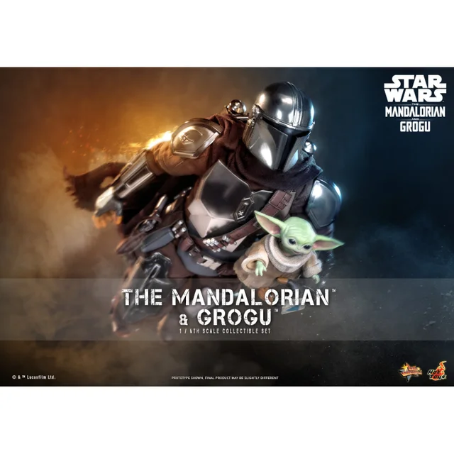 Star Wars: The Mandalorian & Grogu Movie Masterpiece Action Figure 1/6 The Mandalorian and Grogu 31 cm