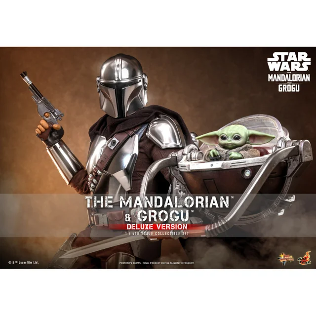 Star Wars: The Mandalorian & Grogu Movie Masterpiece Action Figure 1/6 The Mandalorian and Grogu (Deluxe Version) 31 cm