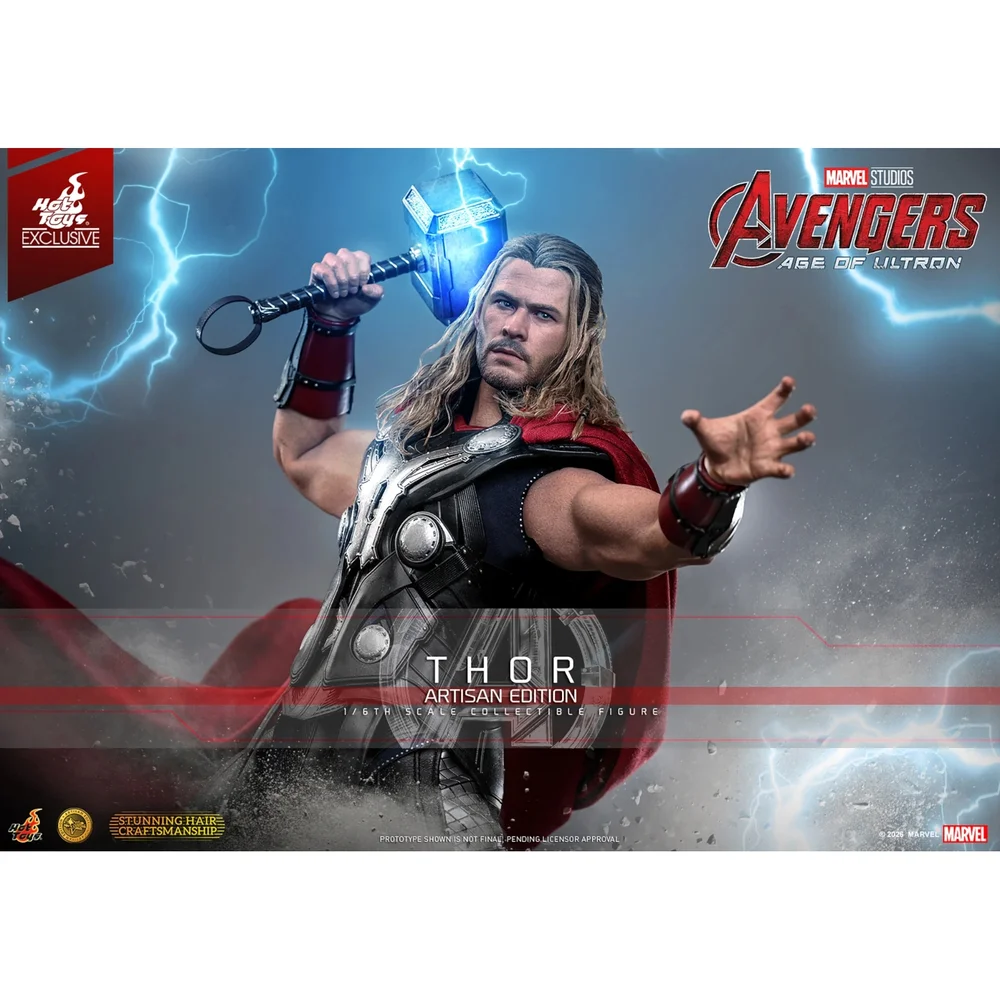 Hot Toys Marvel Avengers Age of Ultron Thor 1/6 Scale Artisan Edition Statue (32cm) Image 1