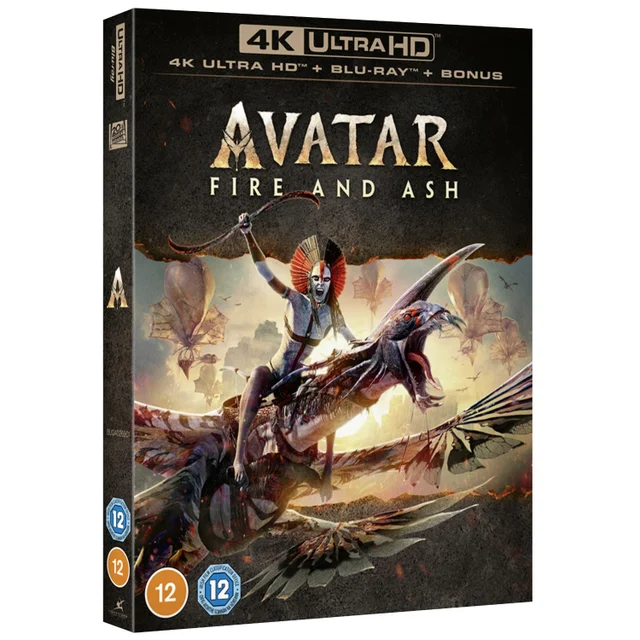 Avatar: Fire and Ash UHD + Blu-ray + Blu-ray Bonus disc
