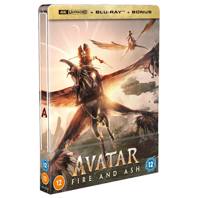 Avatar: Fire and Ash UHD + Blu-ray + Blu-ray Bonus disc SteelBook®