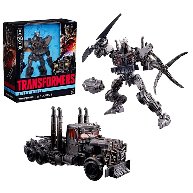 Transformers Toys Studio Series Rise of the Beasts Scourge 8.5-inch Action Figure, 8+