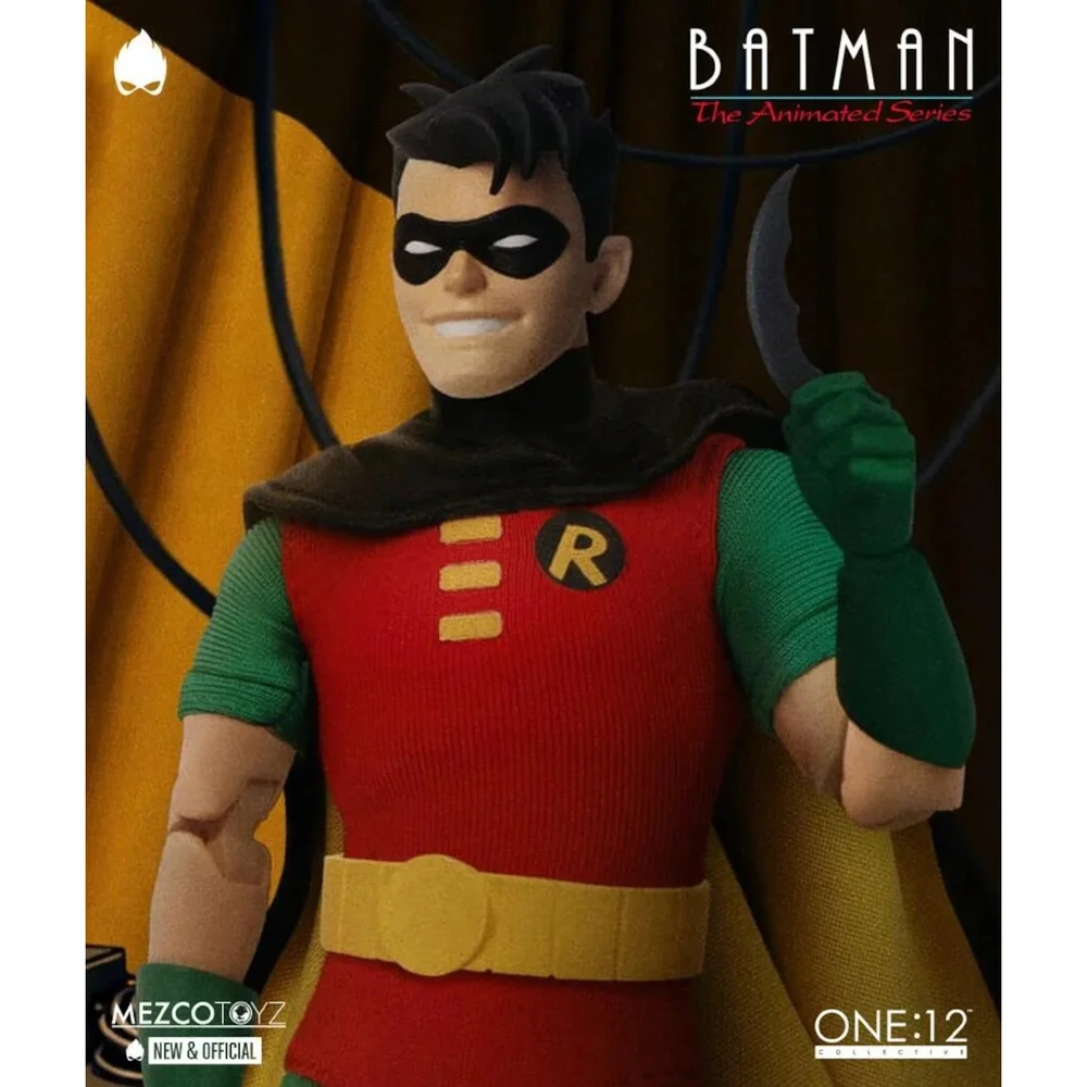 Mezco Batman The Animated Series One:12 Collective Robin Action Figure Image 1