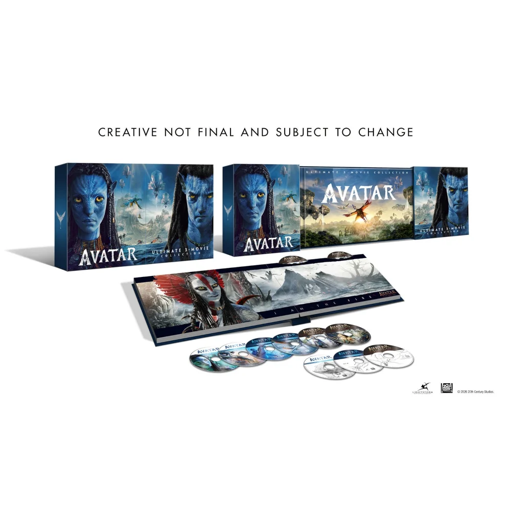 Avatar Ultimate 3 Movie Collection 4K Ultra HD + Blu-ray Image 1