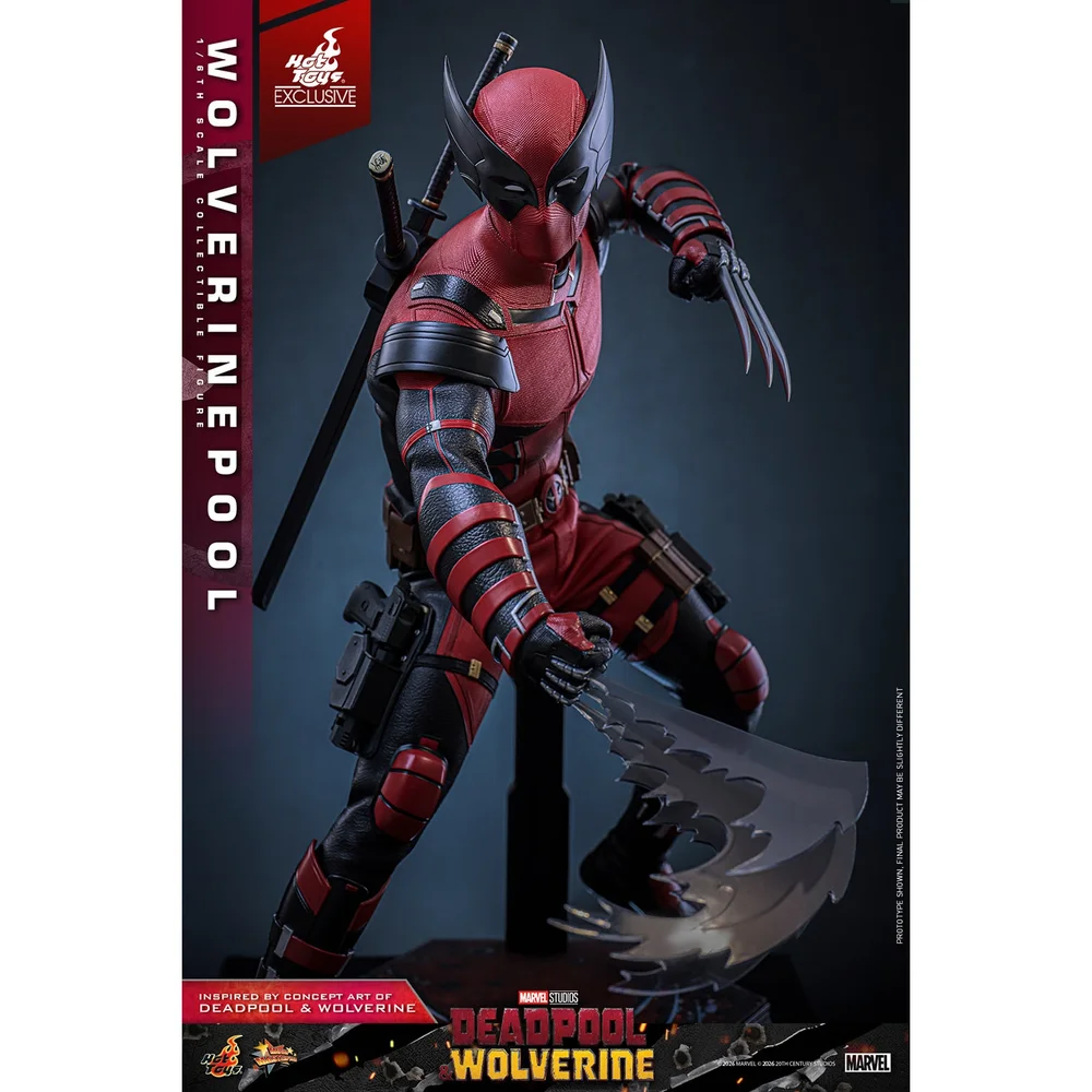Hot Toys 1/6 Scale Deadpool & Wolverine Wolverinepool Statue (31cm) Image 1