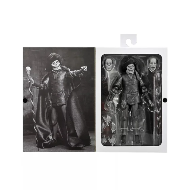 NECA The Phantom Of The Opera (1925) "Masque Of The Red Death" Ultimate 7 Inch Action Figure (B/W Version)
