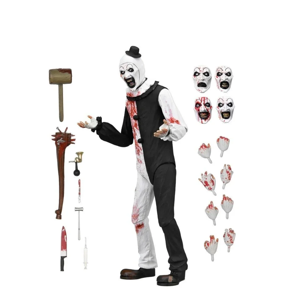 NECA Terrifier 2 Art The Clown (Blood Splattered) Ulitmate 7 Inch Scale Action Figure Image 1