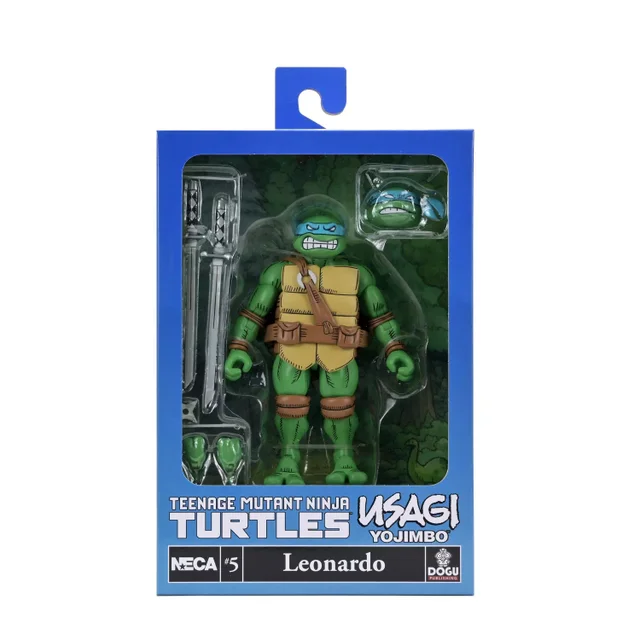 NECA Teenage Mutant Ninja Turtles X Usagi Yojimbo Leonardo Ulimate 7 Inch Scale Action Figure