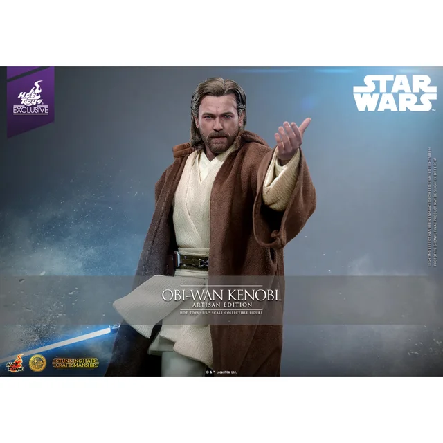 Hot Toys 1/6th Scale Star Wars Episode II Attack of the Clones Obi-Wan Kenobi Artisan Edition Statue
