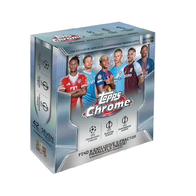 Topps Chrome® UEFA Club Competitions 2025-26 Mega Box