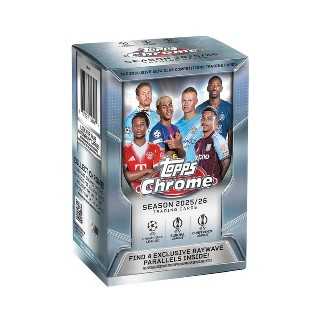 Topps Chrome® UEFA Club Competitions 2025-26 Value Box