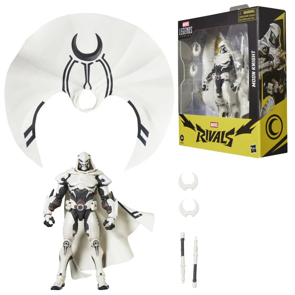 Marvel Legends Series Marvel Rivals Moon Knight, Video Game -Inspired Collectible 15 cm Action Figure Image 1