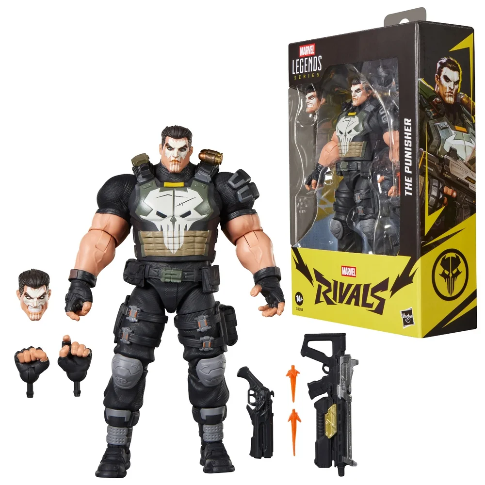 Marvel Legends Series Marvel Rivals The Punisher, Video Game-Inspired Collectible 15 cm Action Figure Image 1