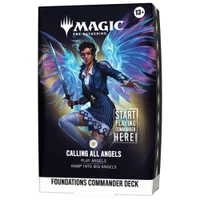 Magic: The Gathering Foundations Calling All Angels Starter Commander Deck