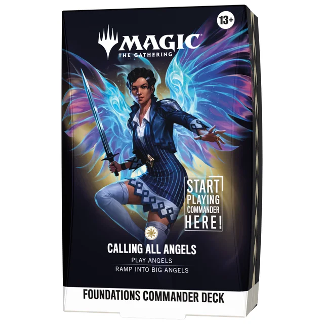 Magic: The Gathering Foundations Calling All Angels Starter Commander Deck