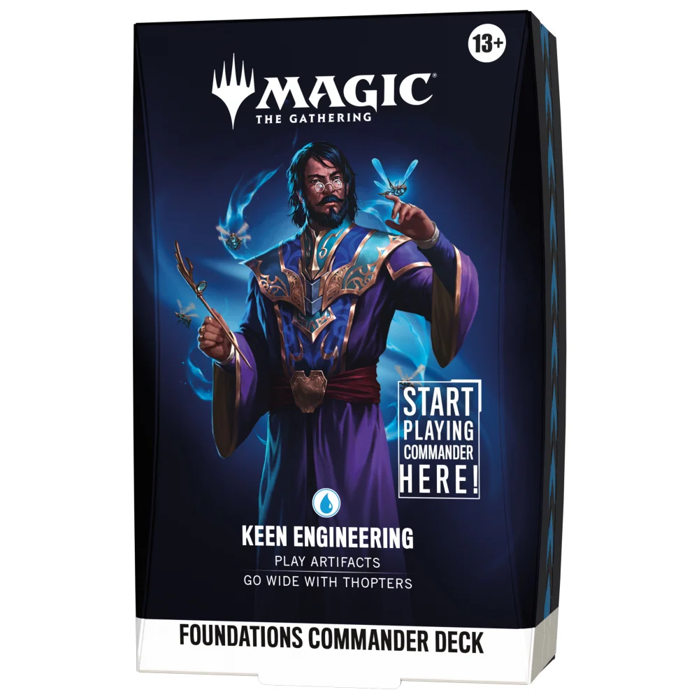 Magic: The Gathering Foundations Keen Engineering Starter Commander Deck Image 1