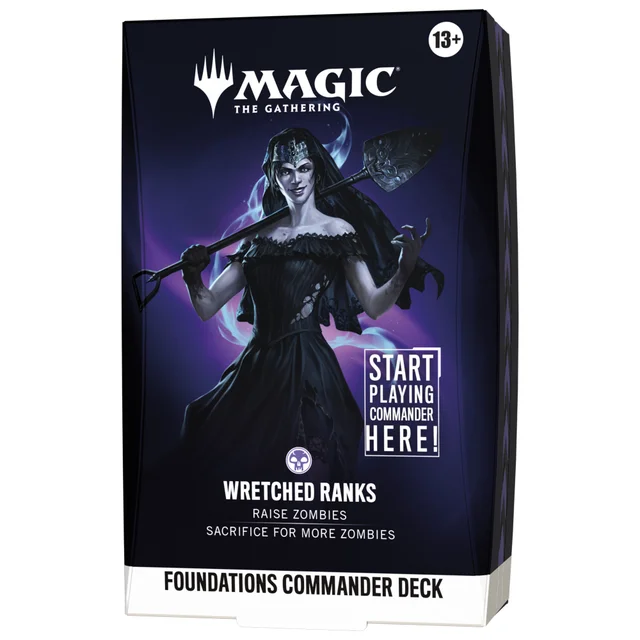 Magic: The Gathering Foundations Wretched Ranks Starter Commander Deck