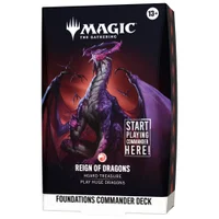 Magic: The Gathering Foundations Reign Of Dragons Starter Commander Deck - undefined undefined