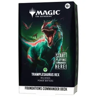 Magic: The Gathering Foundations Tramplesarus Rex Starter Commander Deck - undefined undefined