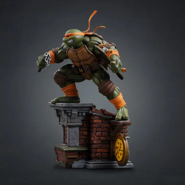 Iron Studios Teenage Mutant Ninja Turtles Michelangelo Unleashed Art Scale 1/10 Statue