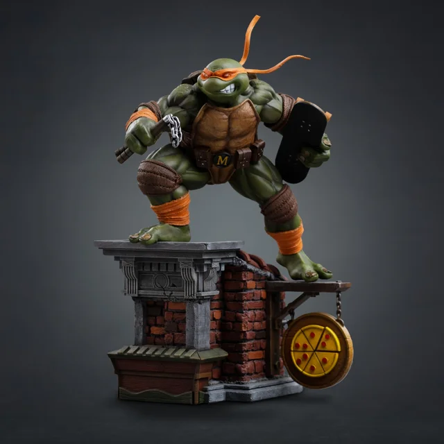 Iron Studios Teenage Mutant Ninja Turtles Michelangelo Unleashed Art Scale 1/10 Statue