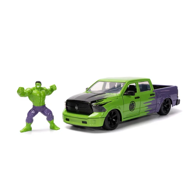 Marvel 2014 Ram 150 W/Hulk Figure 1:24 Jada Toys