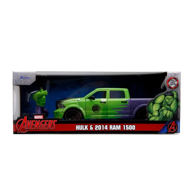 Marvel 2014 Ram 150 W/Hulk Figure 1:24 Jada Toys