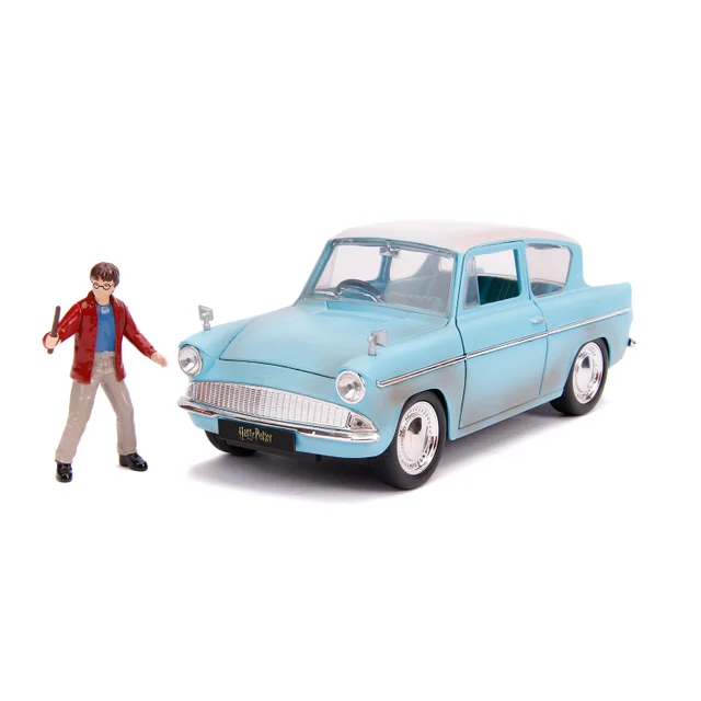 Harry Potter 1959 Ford Anglia W/Figure 1:24 Jada Toys