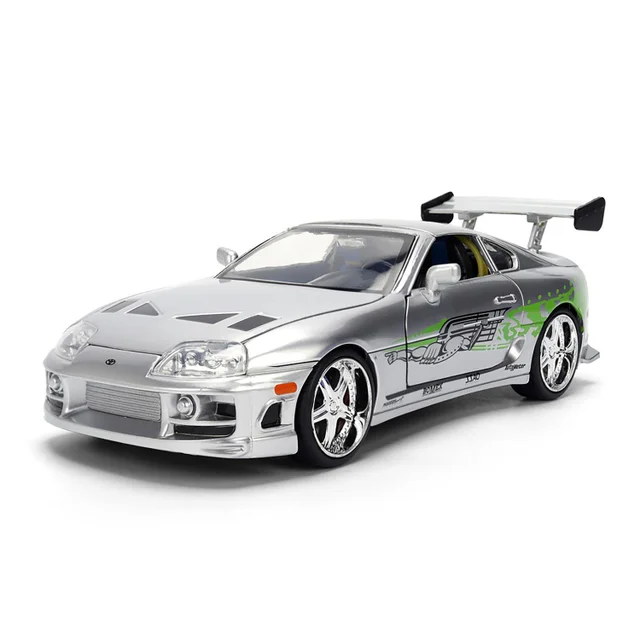 Fast & Furious Anniversary Brian's Toyota Silver Finish 1:24 Jada Toys