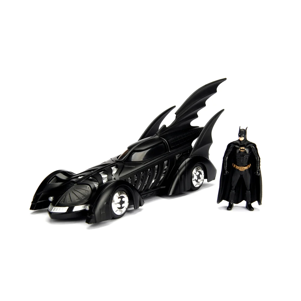 Batman 1995 Batmobile W/Figure 1:24 Jada Toys Image 1