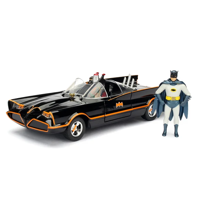 Batman 1966 Classic Batmobile W/Figure 1:24 Jada Toys