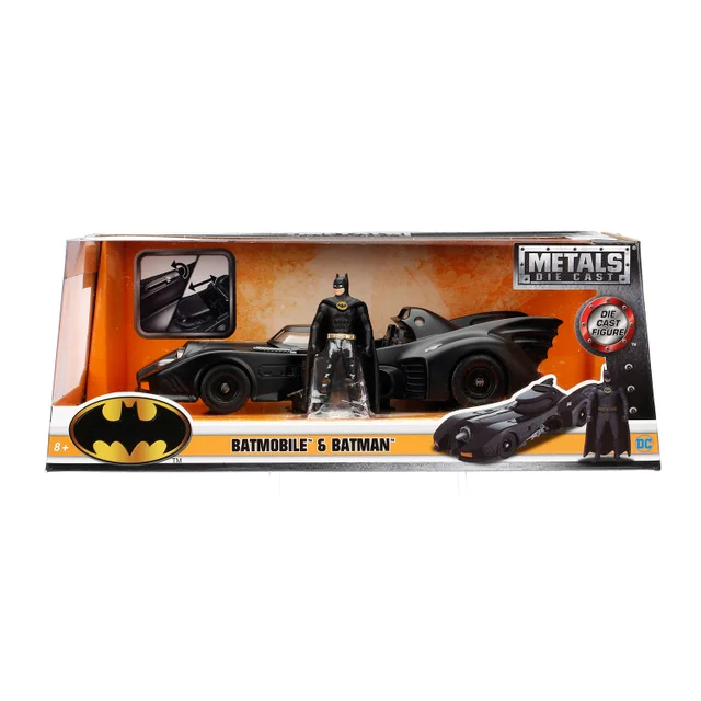 Batman 1989 Batmobile W/Figure 1:24 Jada Toys