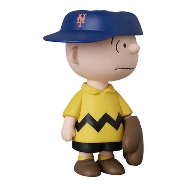 MLB × Peanuts UDF PVC Figure New York Mets Charlie Brown 9 cm