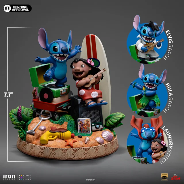 Iron Studios Disney Classic Lilo and Stitch Deluxe Art Scale 1/10 Statue