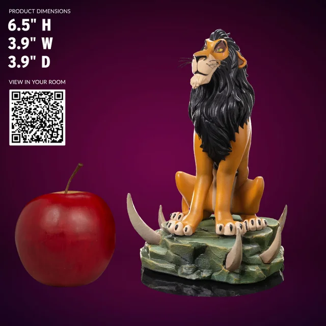 Iron Studios The Lion King Scar Deluxe Art Scale 1/10 Statue