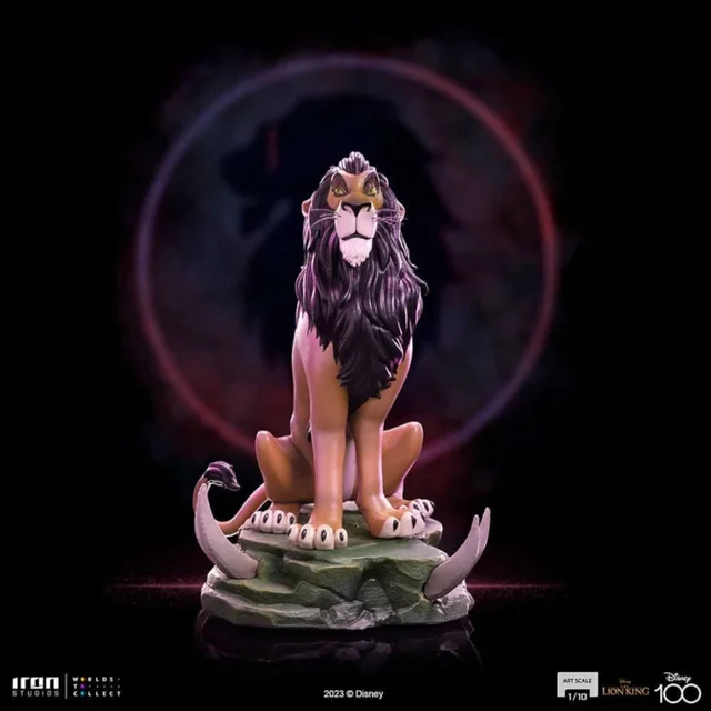 Iron Studios Disney 100th The Lion King Scar Art Scale 1/10 Statue