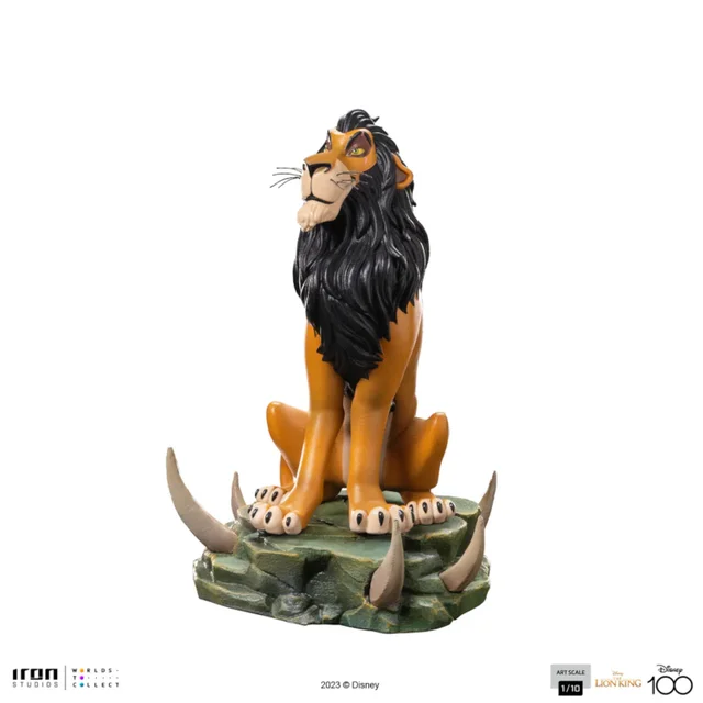 Iron Studios Disney 100th The Lion King Scar Art Scale 1/10 Statue