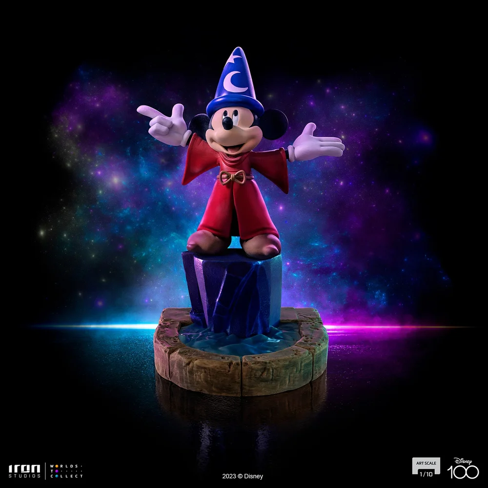 Iron Studios Disney 100th Fantasia Mickey Art Scale 1/10 Statue Image 1