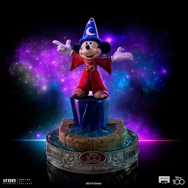 Iron Studios Disney 100th Fantasia Mickey 100 Years Version Art Scale 1/10 Statue