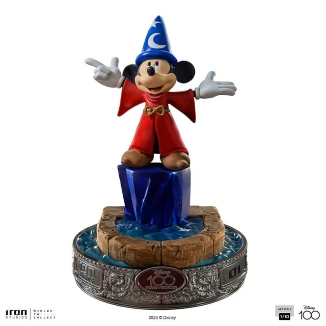 Iron Studios Disney 100th Fantasia Mickey 100 Years Version Art Scale 1/10 Statue