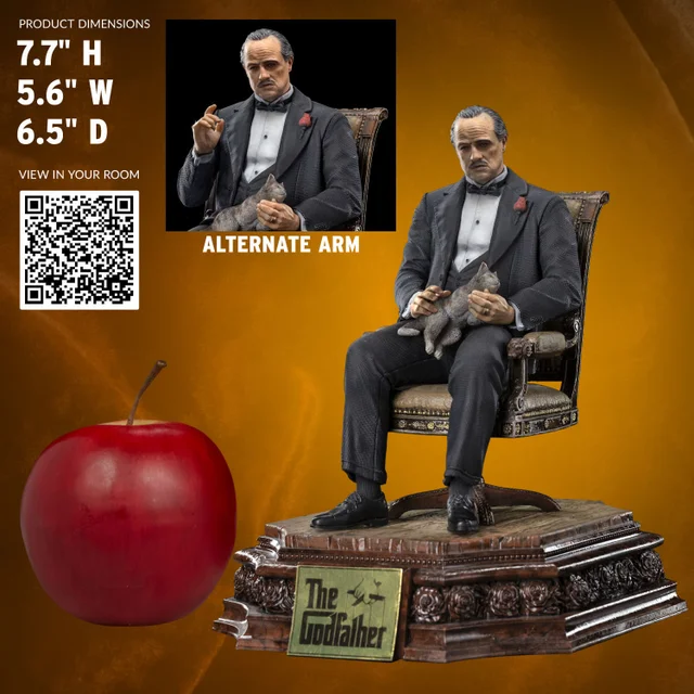 Iron Studios The Godfather Don Vito Corleone Art Scale 1/10 Statue