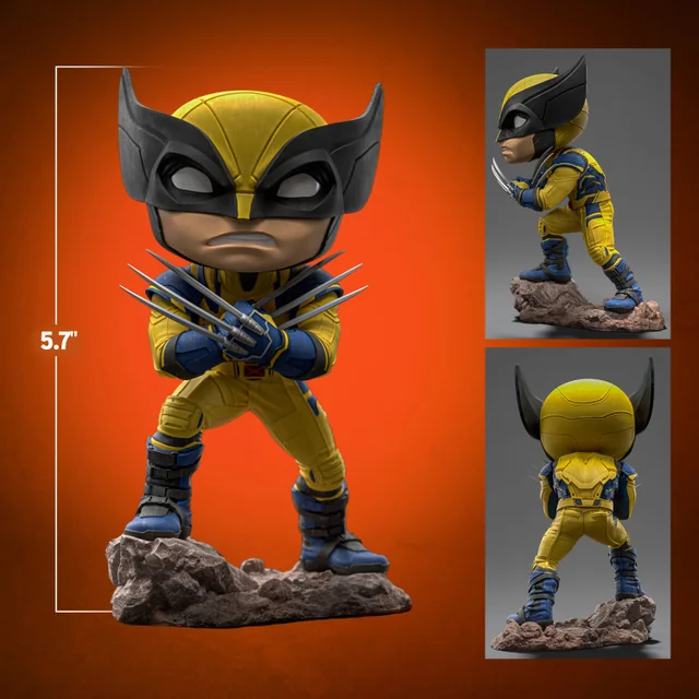 Iron Studios Deadpool & Wolverine Wolverine Minico Figure