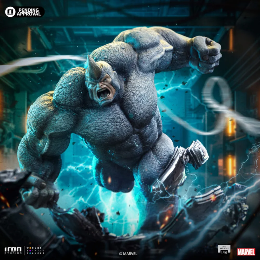 Iron Studios Spider-man vs Villains Rhino Diorama BDS Art Scale 1/10 Statue Image 1