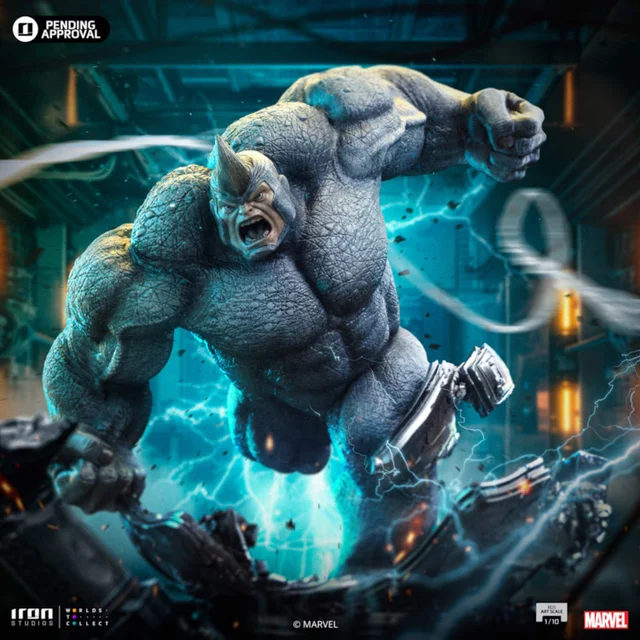 Iron Studios Spider-man vs Villains Rhino Diorama BDS Art Scale 1/10 Statue
