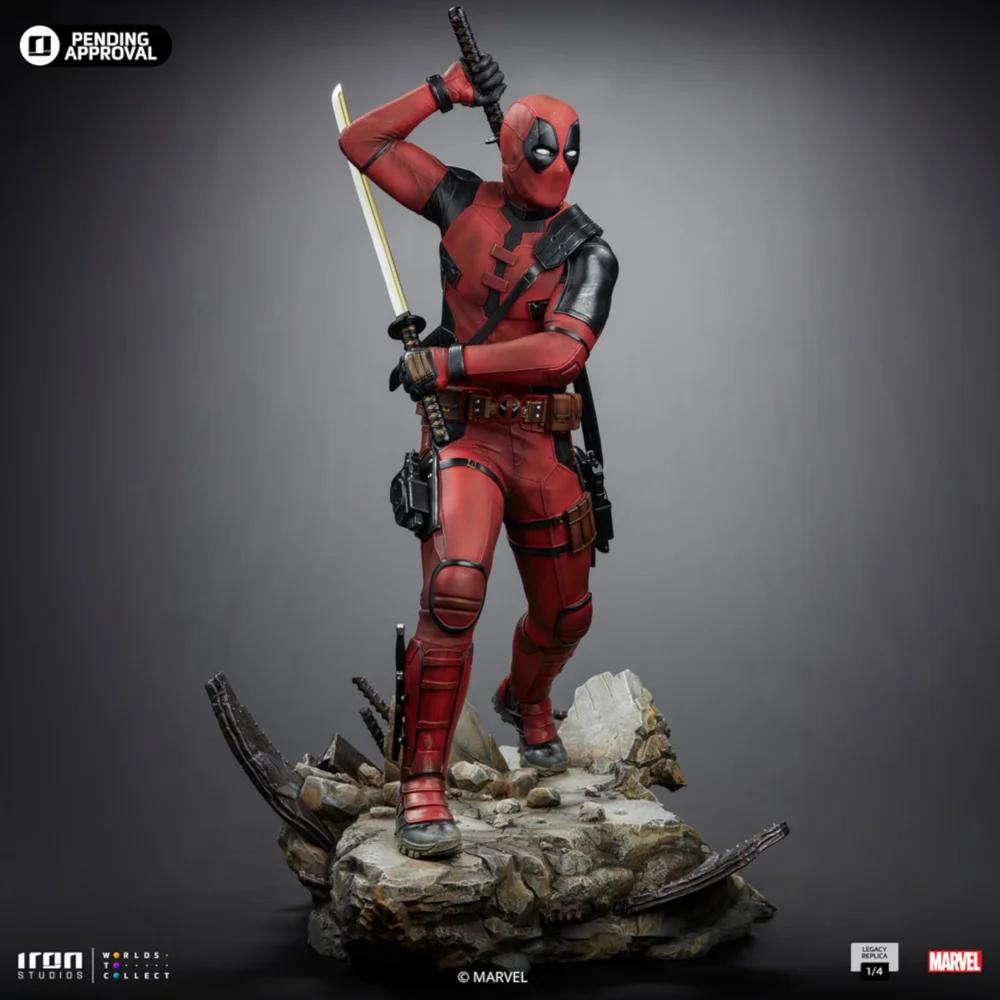 Iron Studios Deadpool & Wolverine Deadpool Legacy Replica 1/4 Scale Statue Image 1