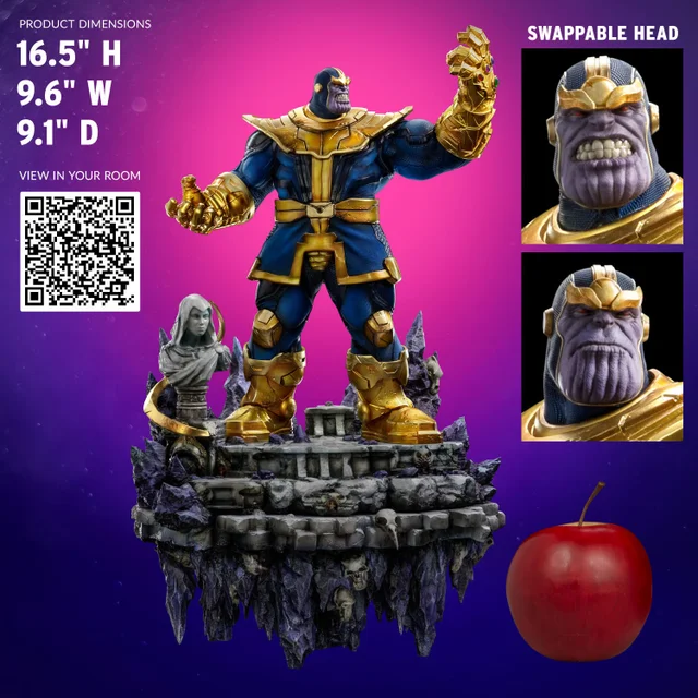 Iron Studios Infinity Gauntlet Diorama Thanos Deluxe BDS Art Scale 1/10 Statue