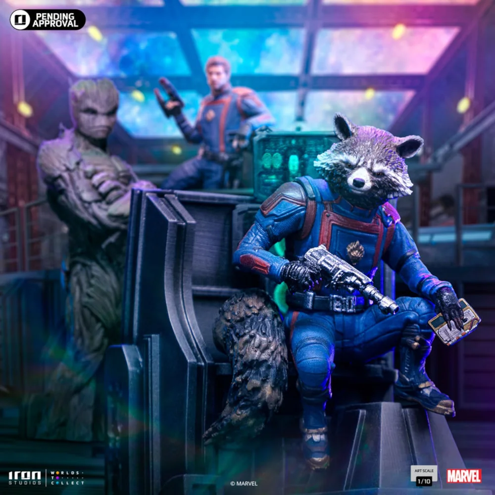 Iron Studios Guardians of the Galaxy Vol.3 Rocket BDS Art Scale 1/10 Statue Image 1
