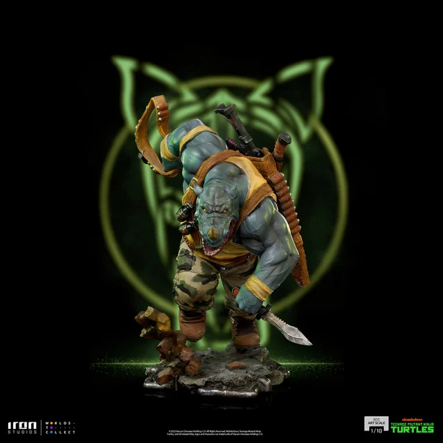 Iron Studios Teenage Mutant Ninja Turtles Rocksteady BDS Art Scale 1/10 Statue